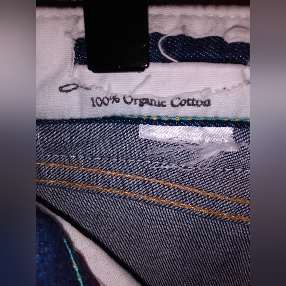 100% Organic Cotton Denim Blue Jeans - Picture 6 of 7